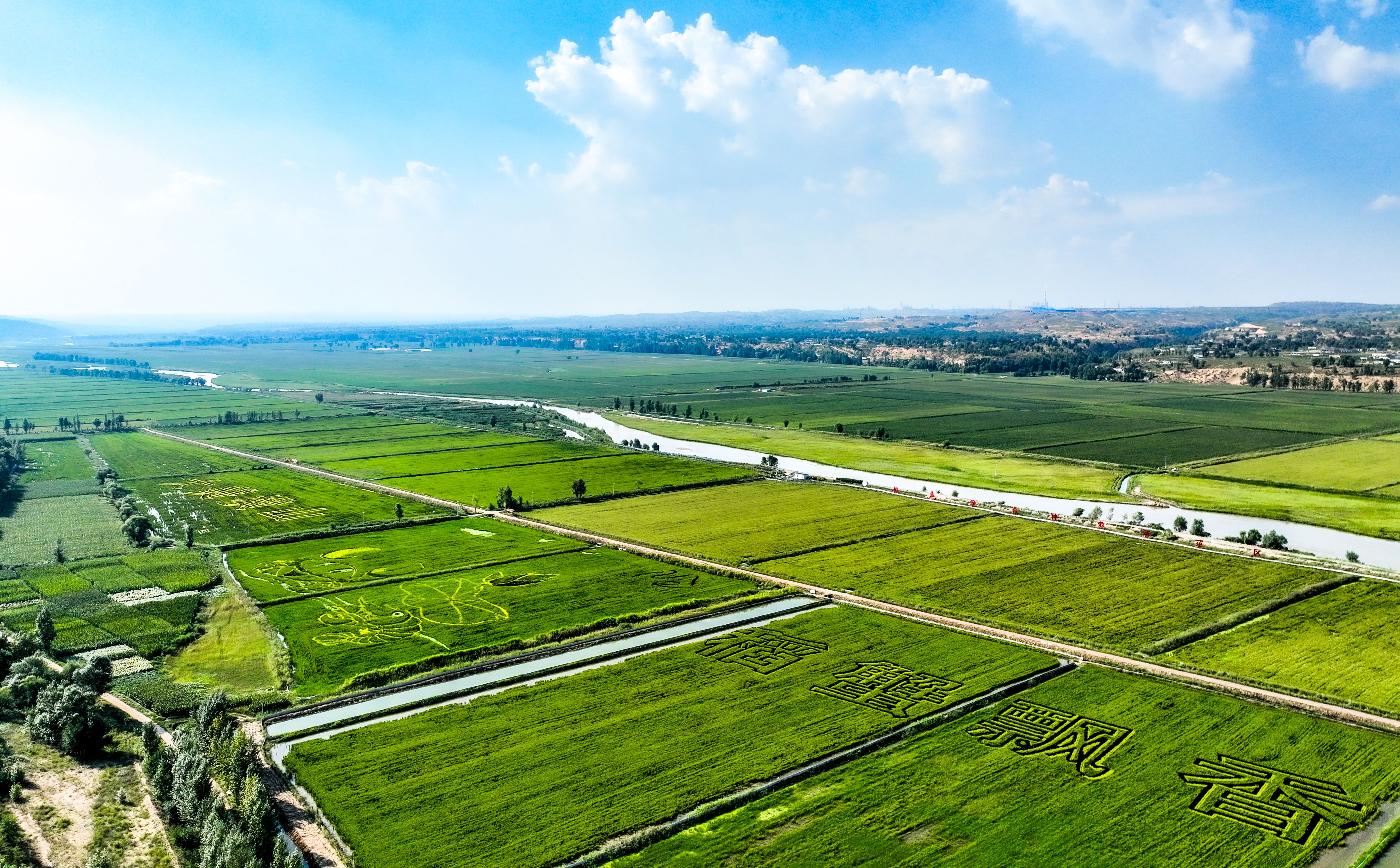 无定河流域生态环境治理显成效水清岸绿河畅景美