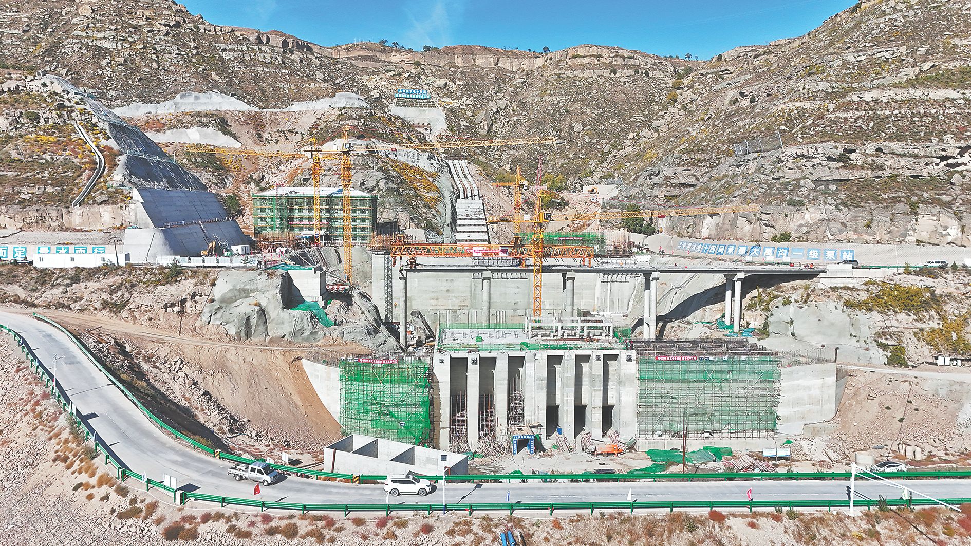 榆林黄河东线马镇引水工程抢抓施工黄金期项目建设加速跑