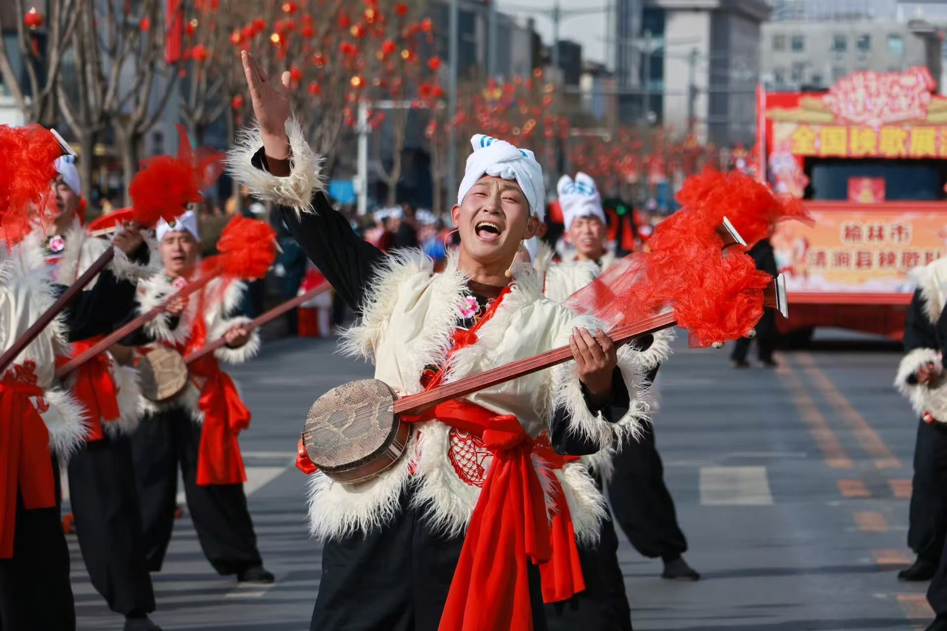 文化中国行 |民俗盛宴绽芳华 陕北秧歌庆新春