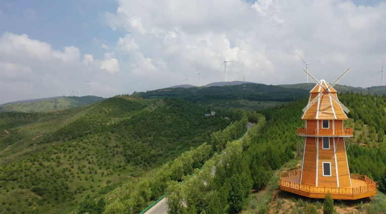 澄城县北部的桥山山系（本文图片由澄城县融媒体中心提供）