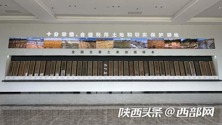 杨凌耕地保护与质量提升创新中心展示着全国主要土类剖面样本