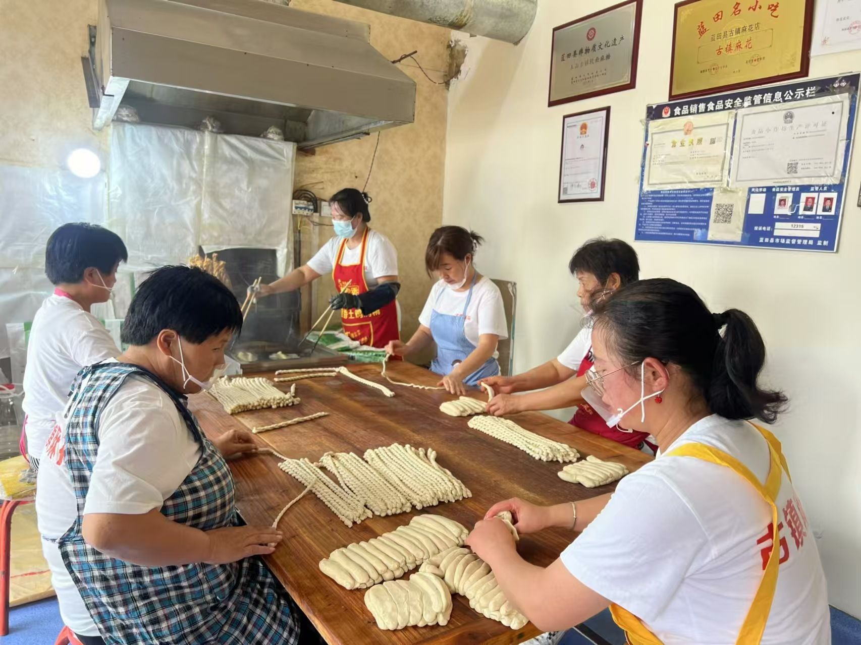 纯手工制作麻糖过程