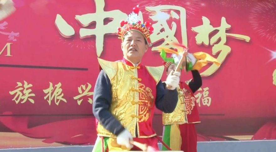 韩城围鼓陕西省非物质文化遗产代表性传承人同智敏(本文图片由韩城市融媒体中心提供)