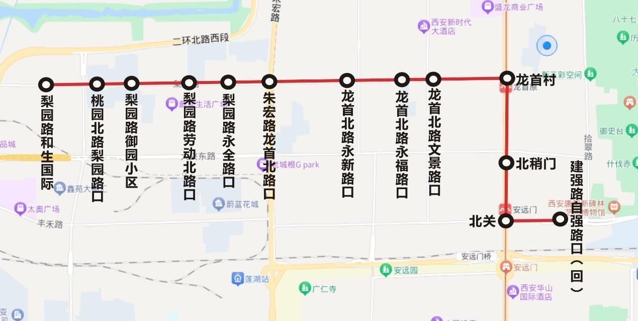 8月29日起 西安市将调整s18路,s23路公交线路