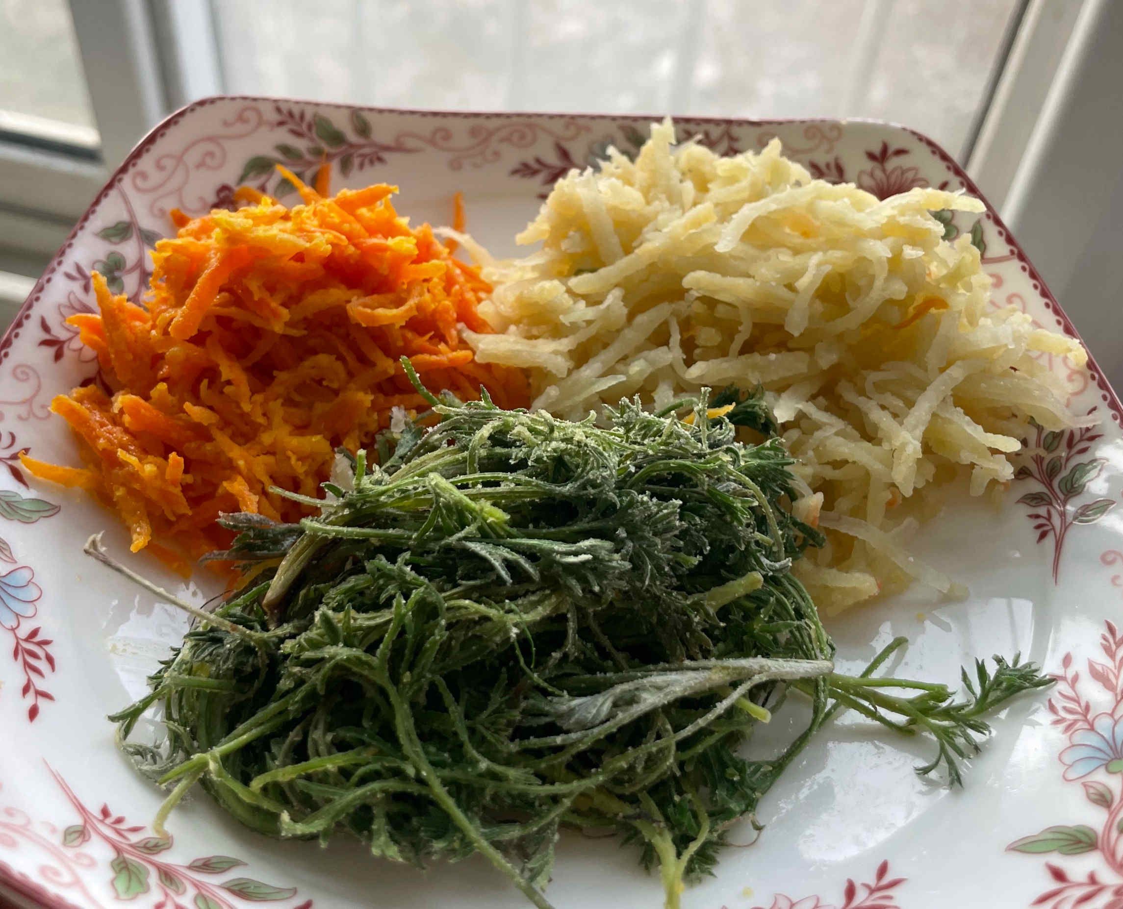 清爽的三色蒸菜（图片由作者提供）
