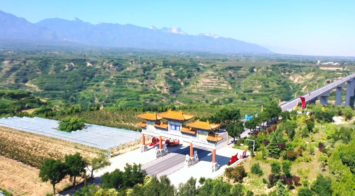 潼关县航拍(图片来源于潼关县融媒体中心)